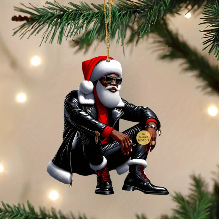 12pcs African American Christmas Ornaments Set.