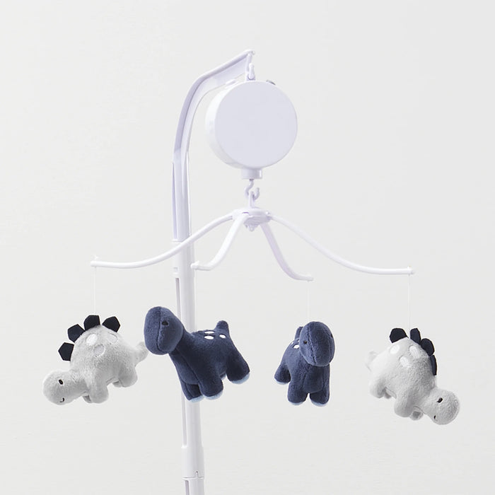 Roar Blue/Gray Dinosaur Musical Baby Crib Mobile