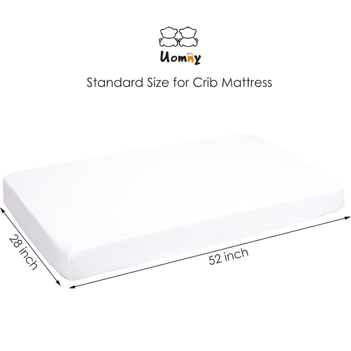Crib Sheet White Fitted Crib Sheets Baby Sheet for Standard Crib and Toddler Mattresses Nursery Bedding Sheet Crib Mattress Sheets for Boys and Girls 1 Pack Space Toddler Sheet