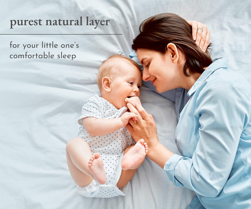 100% Organic Cotton Crib Sheets for Boys or Girls, Set of 2 Fitted Sheets, Cooling & Softest Baby Crib Sheets for Girl, Crib Mattress Sheet or Toddler Bed Sheets, Percale (Green)
