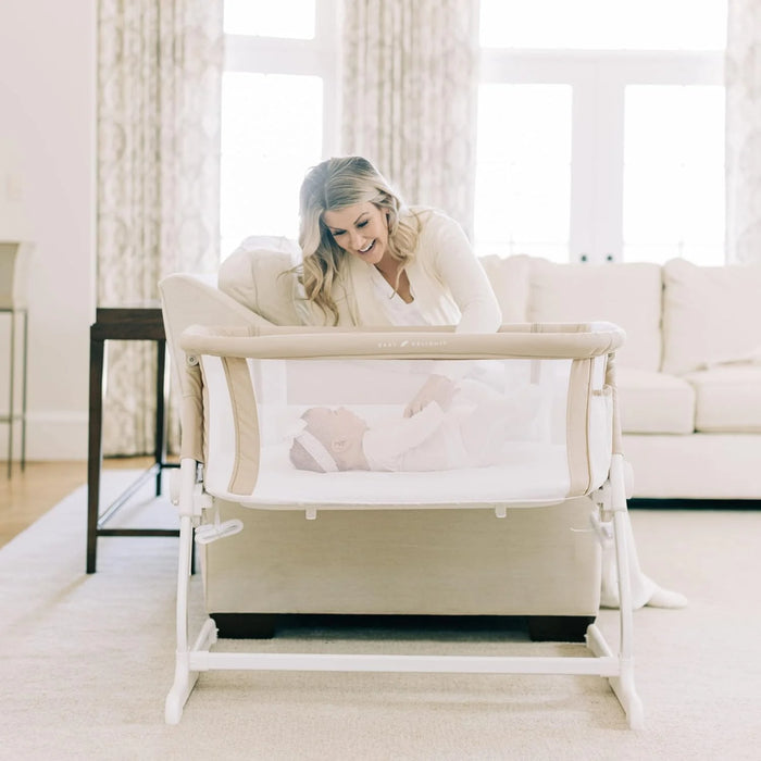 beside Me Side Dreamer Organic Infant Bassinet, Organic Oat Color