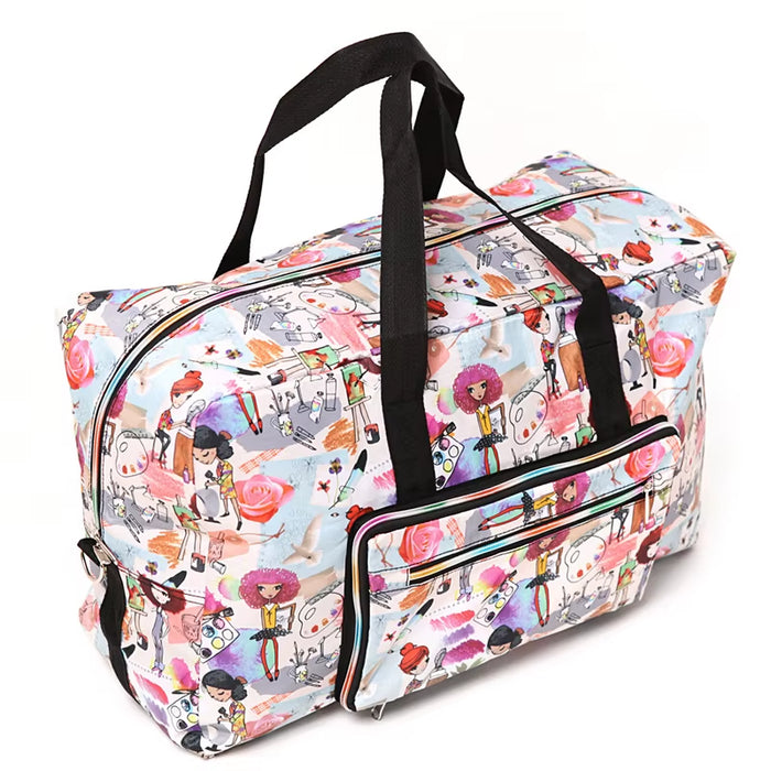 Women Travel Bags Large Capacity Folding Luggage Travel Handbags Duffle Bag Nylon Waterproof Storage Bag Travel Bag