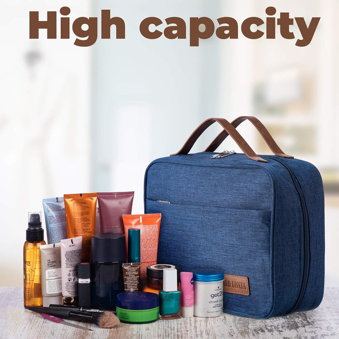 Premium Travel Toiletry Bag for Women, TSA Approved Hanging Toiletry Bag for Men, Makeup Bag, Travel Makeup Bag, Cosmetic Bag, Makeup Organizer Bag, Makeup Travel Bag for Toiletries