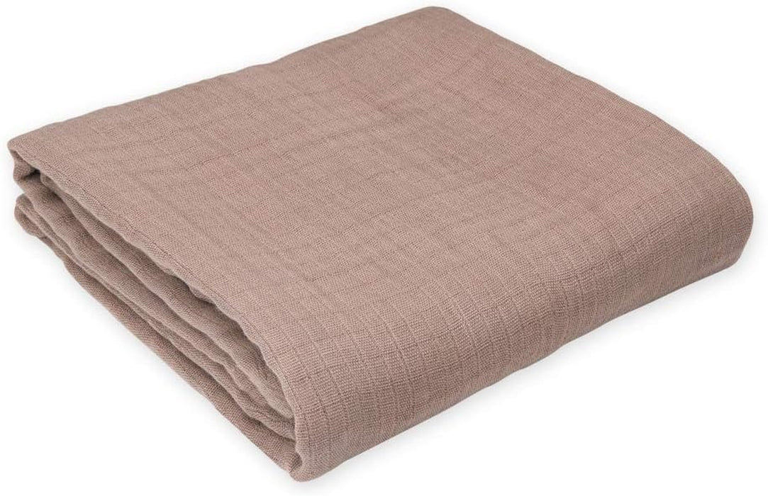 Organic Muslin Baby Boy Girl Unisex Swaddle Blankets 4 Pack Receiving Blankets Solid Teal, Lime, Taupe, Navy