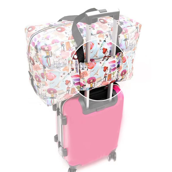 Women Travel Bags Large Capacity Folding Luggage Travel Handbags Duffle Bag Nylon Waterproof Storage Bag Travel Bag