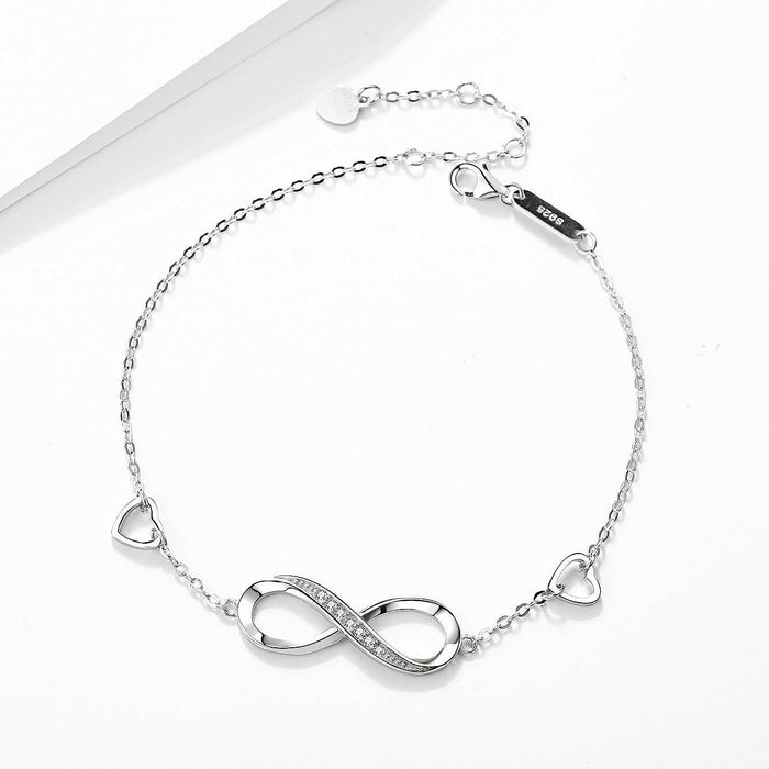 Shanti  Silver 8 Character Bracelet
