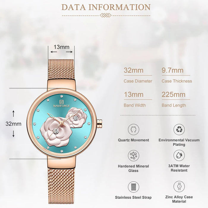 New Rose Gold Watch Top Brand Luxury Watch