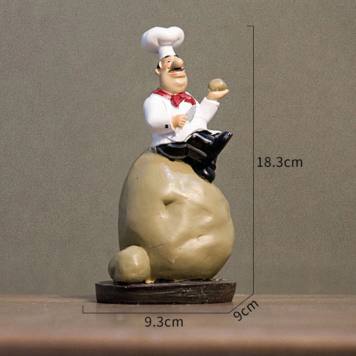 French Chef Christmas Ornaments