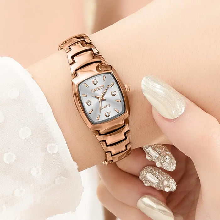 Rose Gold Women Watch Fine stainless steel Waterproof