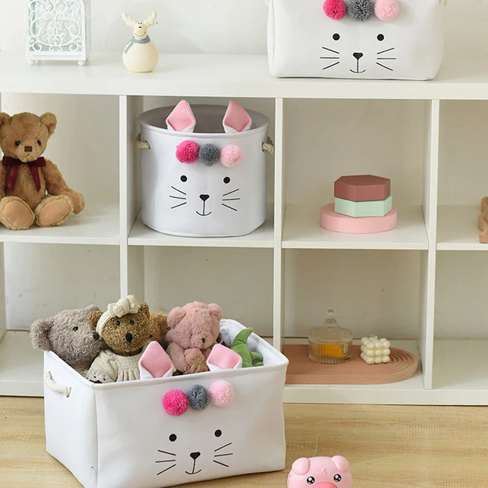 Large Foldable Laundry Basket with Lid