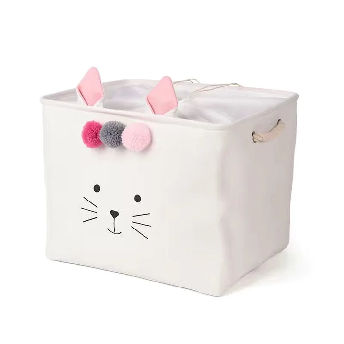 Large Foldable Laundry Basket with Lid