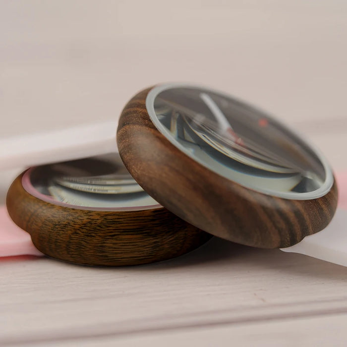 relogio feminino BOBO BIRD Wood Women Watches Silicone Band Quartz  in Wooden Gift Box