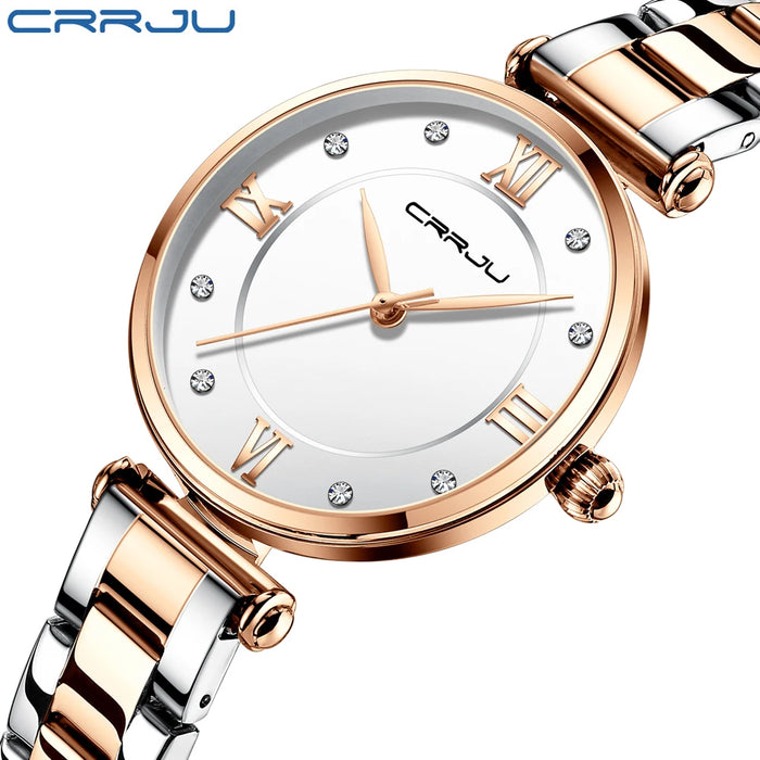 Stainless Steel Elegant Women Quartz Watch