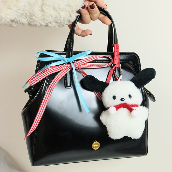 Lememe Retro Glossy School Backpack for Women