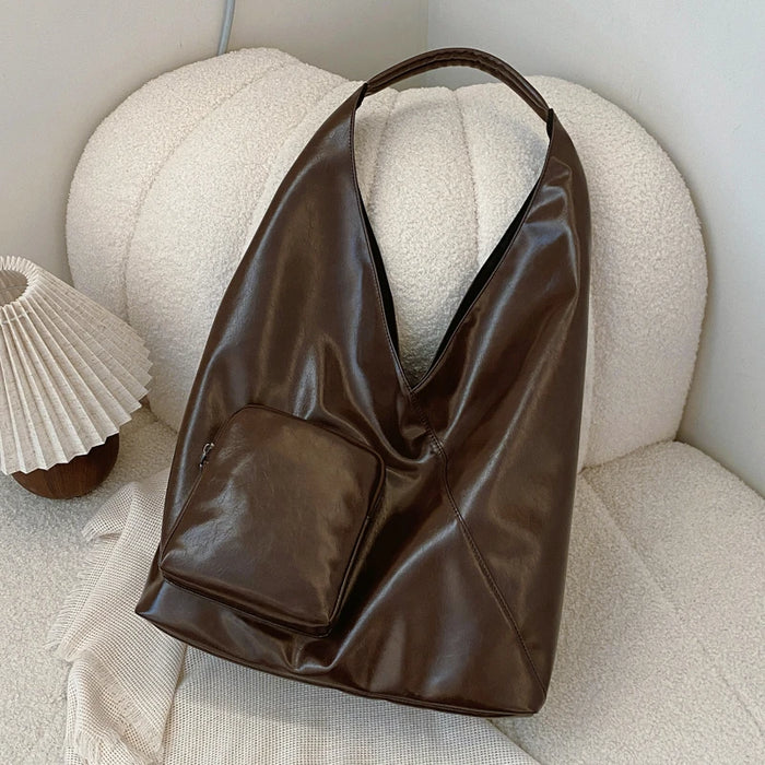 Large Leather Shoulder & Tote Bag
