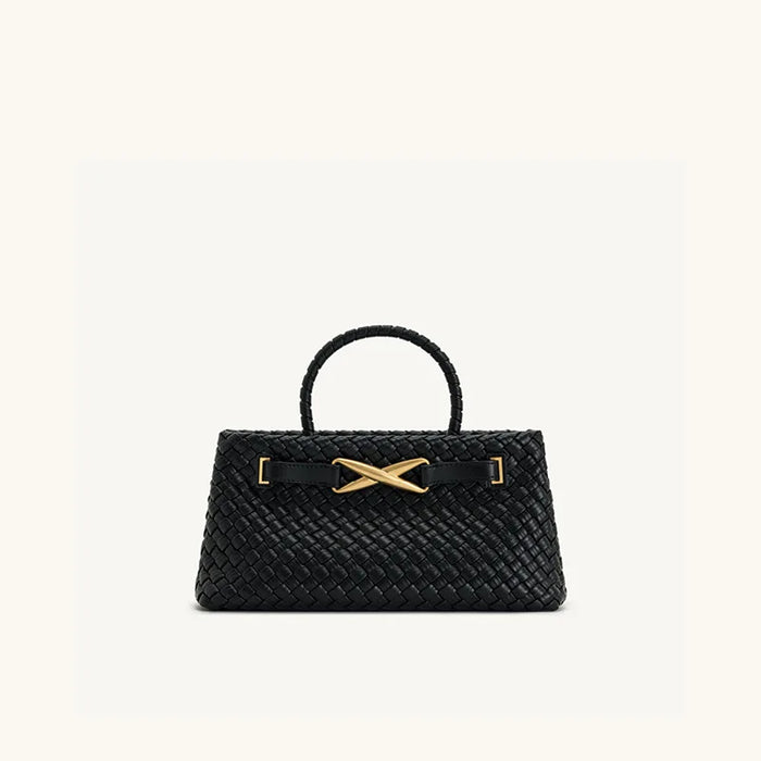JW PEI Woven Bag Women's New Elora Hand-held Shoulder Messenger Bag French Niche High-end