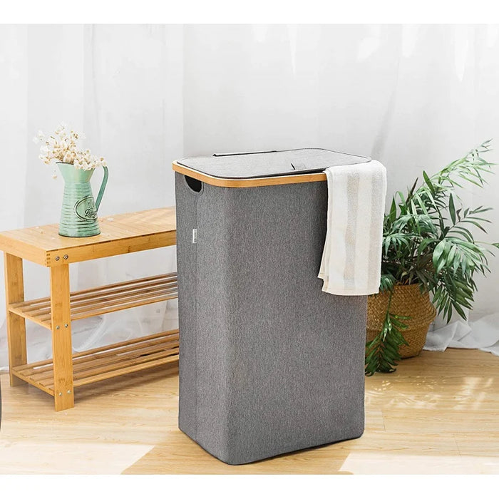 Large 100L Laundry Hamper with Lid