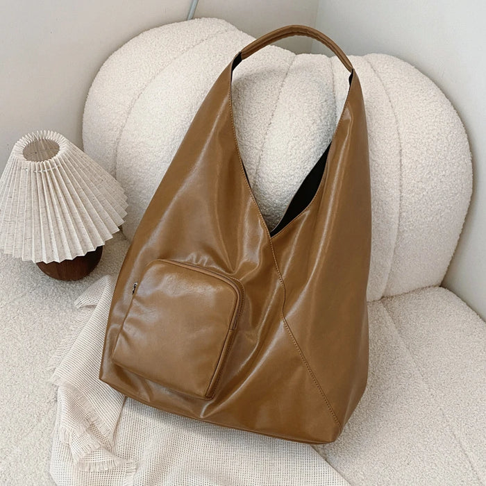 Large Leather Shoulder & Tote Bag
