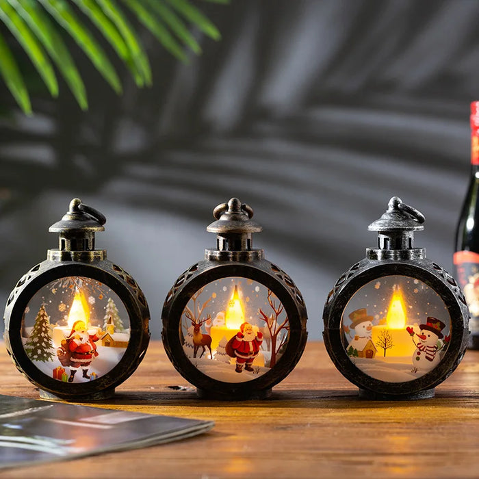 Retro Christmas Night Lights