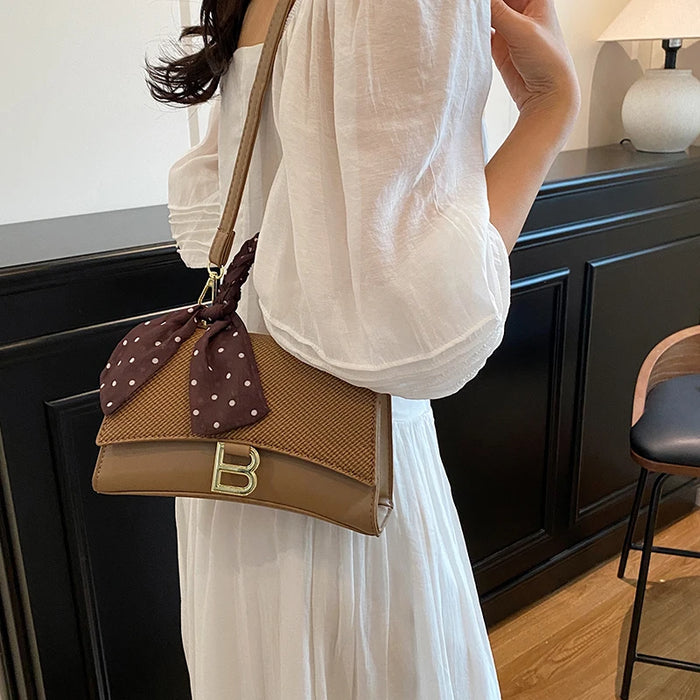 Modern Women's Shoulder Bag Luxury Leather Design Crossbody Bag Ladies Leisure Travel Purse With Designer Letter Logo