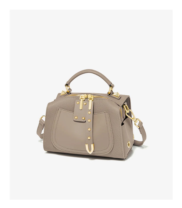 Split Leather Messenger Bag
