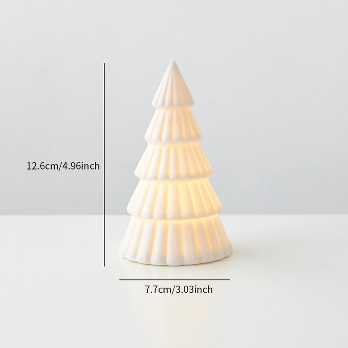 Glowing Christmas Ceramic House Decoration