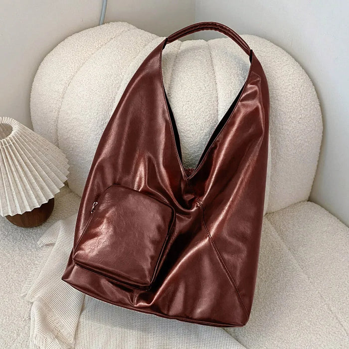 Large Leather Shoulder & Tote Bag