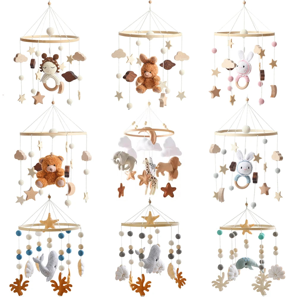 Baby Crib Mobile with Musical Bed Bell