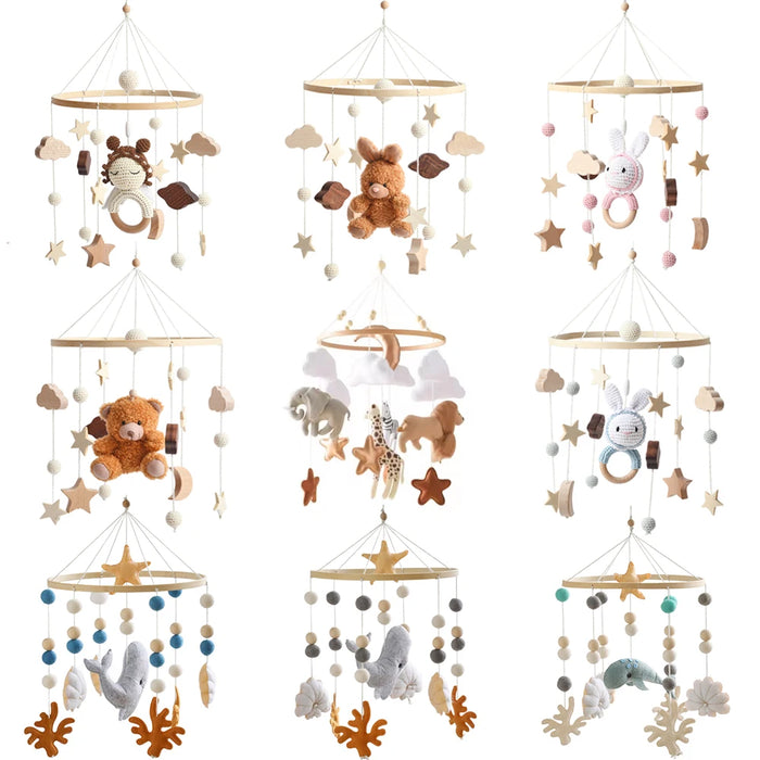 Baby Crib Mobile with Musical Bed Bell