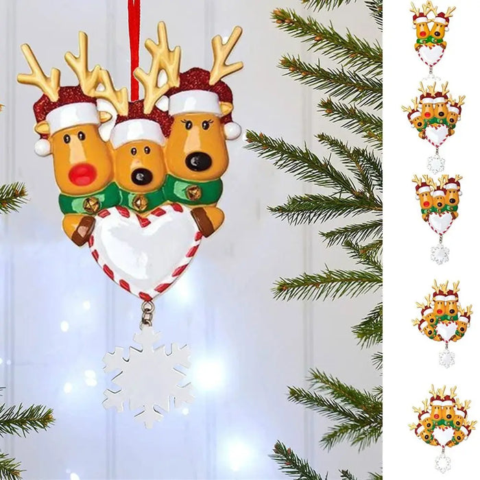 Personalized Family Christmas Tree Bauble.
