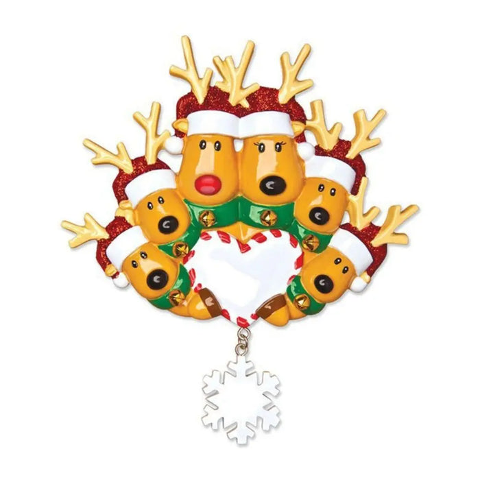 Personalized Family Christmas Tree Bauble.
