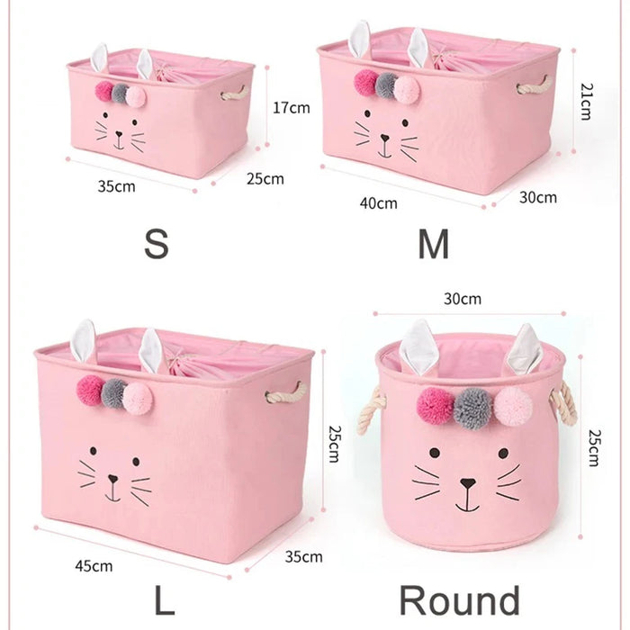 Large Foldable Laundry Basket with Lid