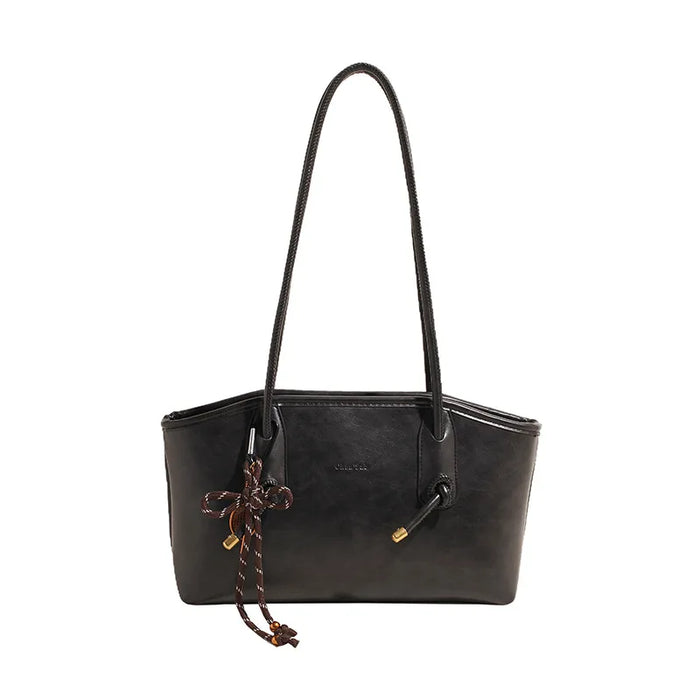 PU Leather Shoulder Bags For Women 2025 Winter Y2K Trend Female Crossbody Bag Lady Handbags And Purses Retro Tote Bag bolso