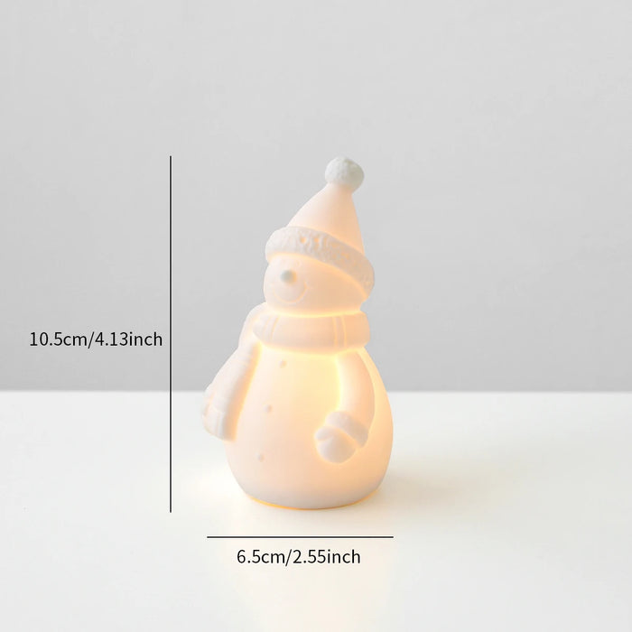 Glowing Christmas Ceramic House Decoration