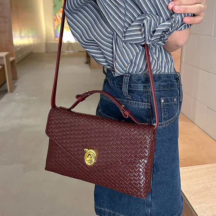 Premium Genuine Leather Tote Bag For Women Stylish Designer Shoulder Handbag Elegant Ladies Purse