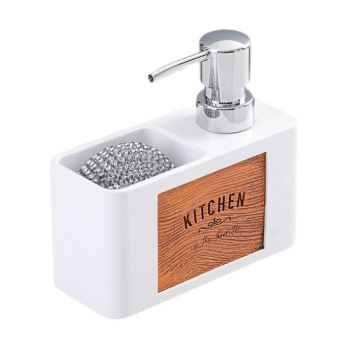 Kitchen Soap Dispenser Box with Cleaning Ball