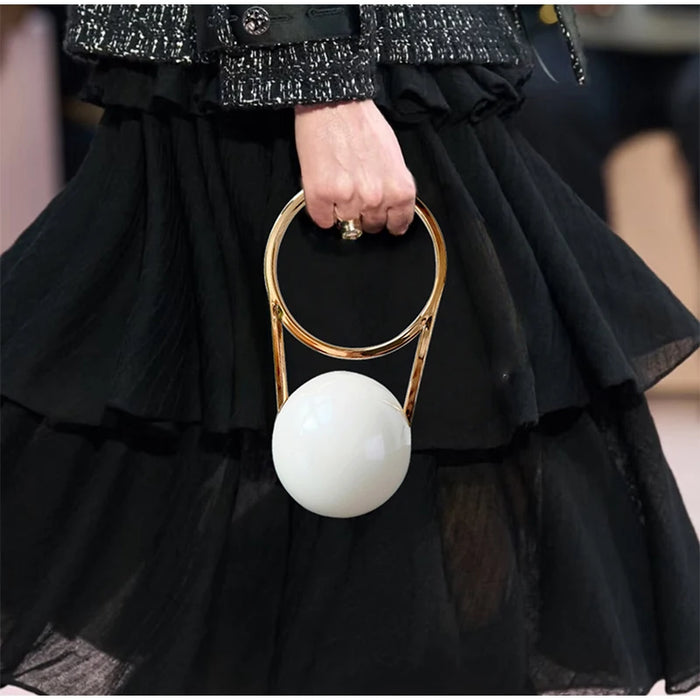The Mini Bowling Purse with a Ball Handle