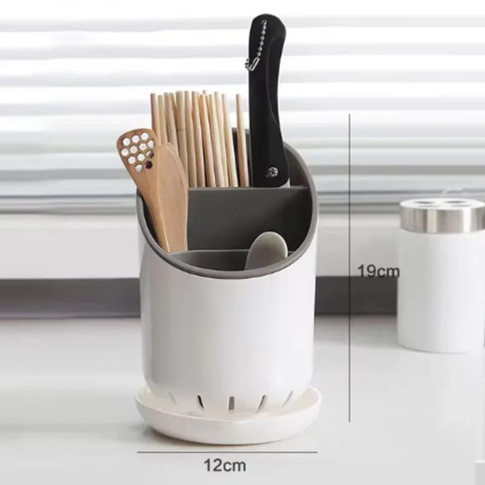 Plastic Cutlery Storage Holder & Drainer