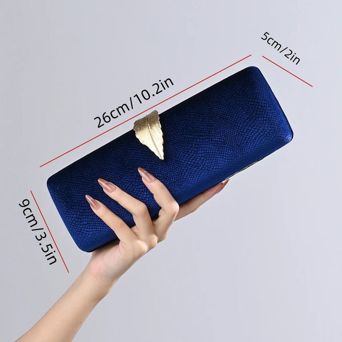 Luxury Elegant Black Evening Clutch