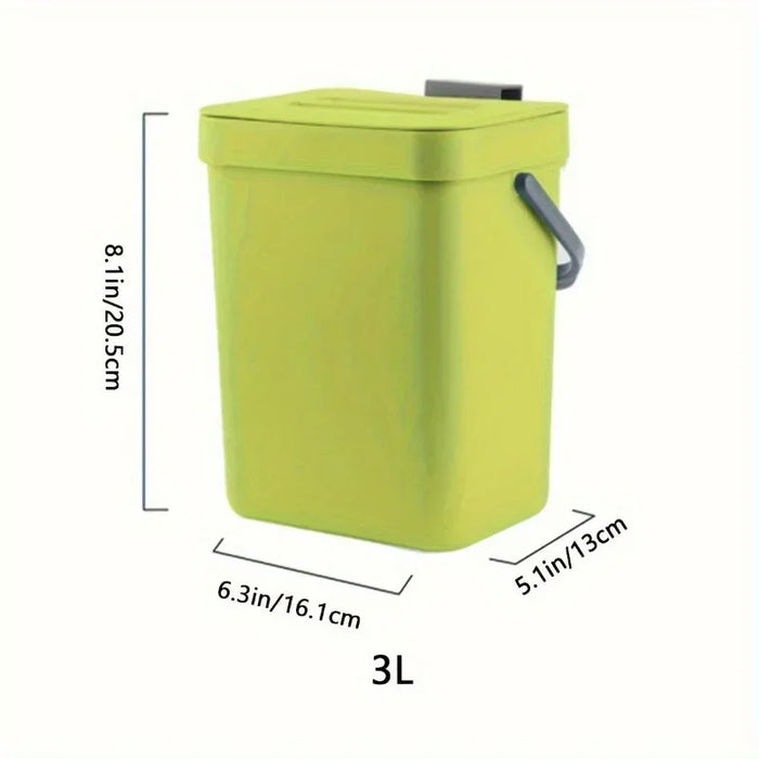 3L Kitchen Compost Bin with Lid