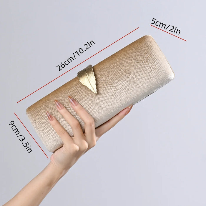 Luxury Elegant Black Evening Clutch