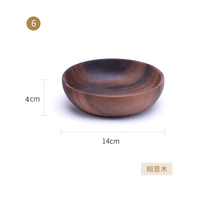 Natural Wooden Kitchen Bowl