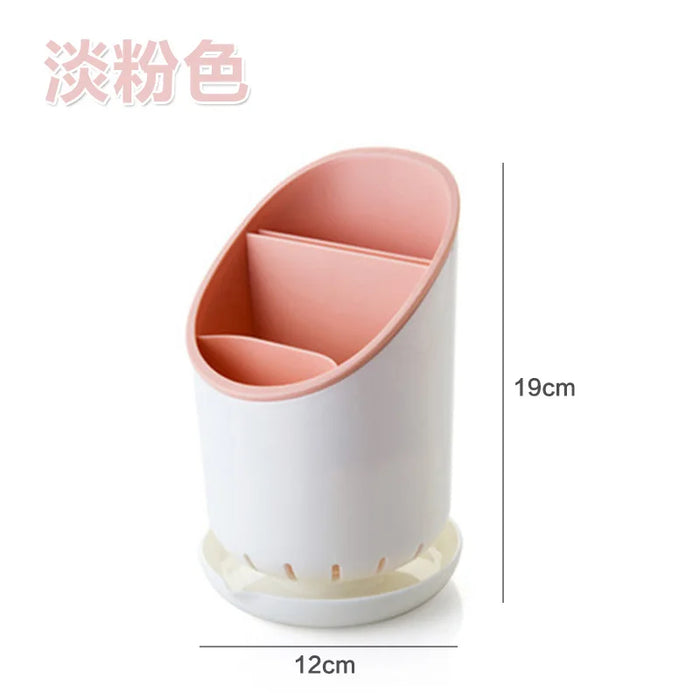 Plastic Cutlery Storage Holder & Drainer