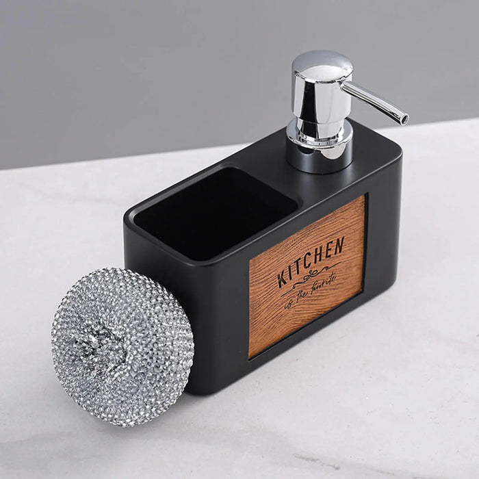 Kitchen Soap Dispenser Box with Cleaning Ball