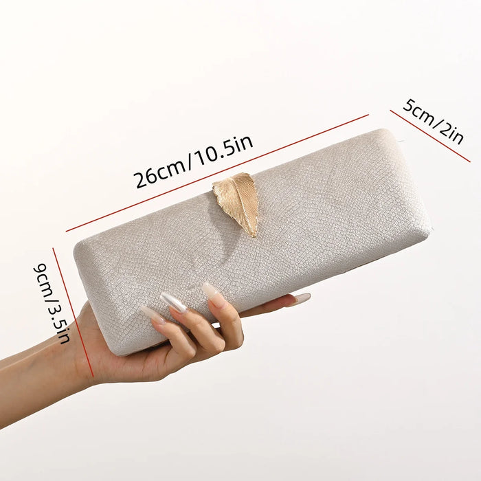 Luxury Elegant Black Evening Clutch