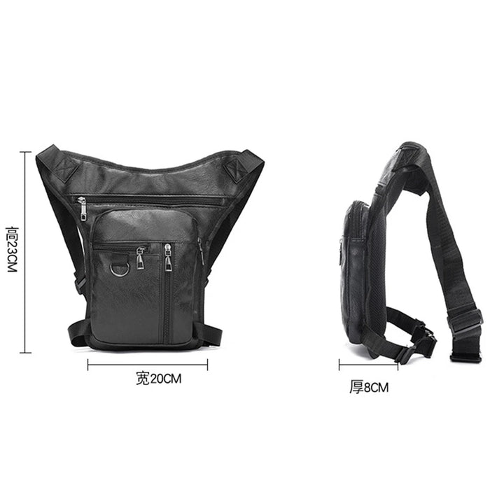 Leather Drop Leg Bag