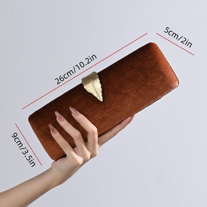 Luxury Elegant Black Evening Clutch