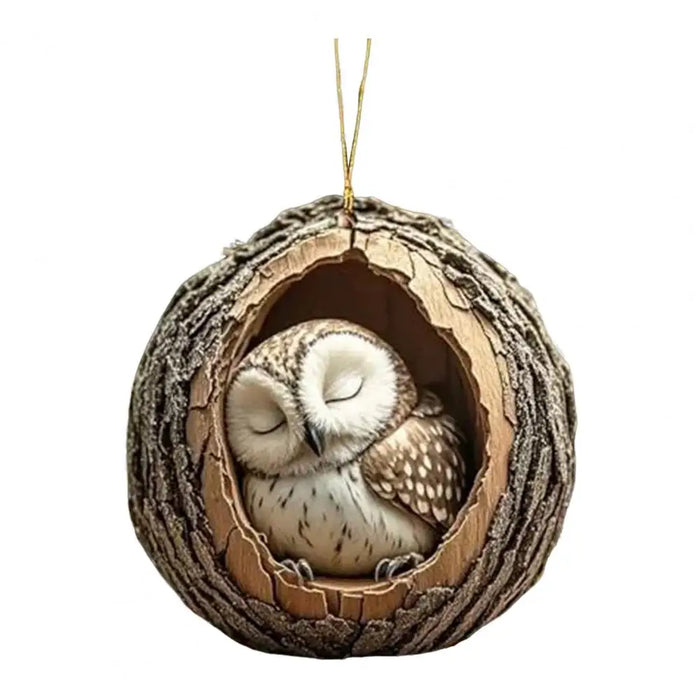 2D Acrylic Forest Christmas Ornaments