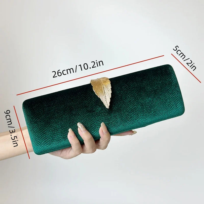Luxury Elegant Black Evening Clutch