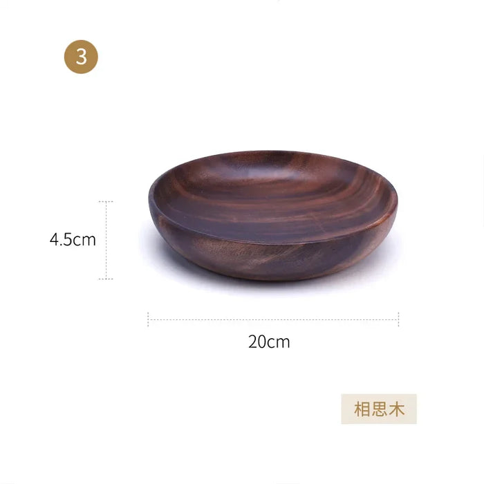 Natural Wooden Kitchen Bowl
